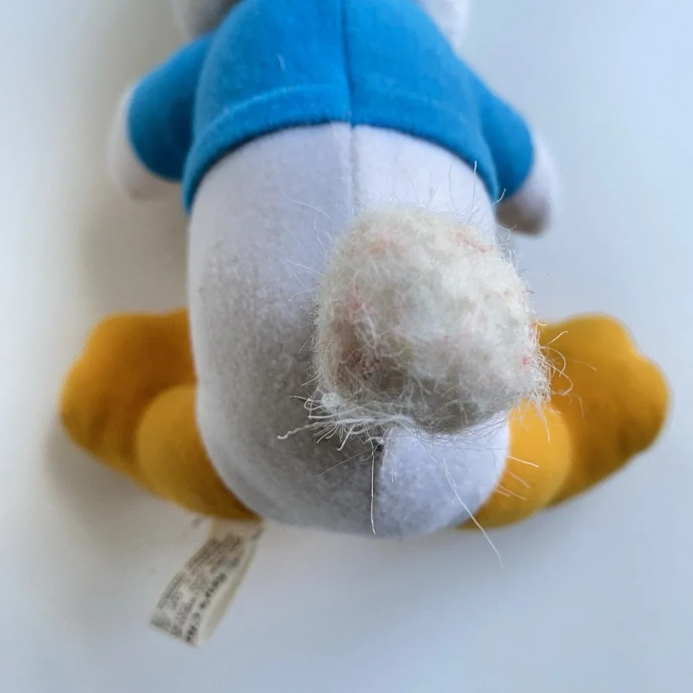 Vintage Disney Donald Duck Plush Mickeys Christmas Carol Stuffed Animal Toy 9